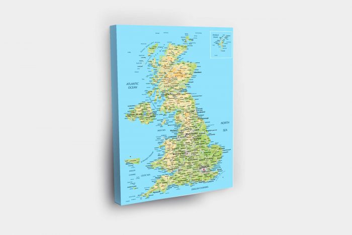Jungtinės Karalystės žemėlapis